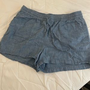 J Crew chambray shorts size medium